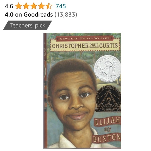 Elijah of Buxton by Christopher Paul Curtis [Hardcover], New - Picture 8 of 8